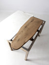 antique enamel top table with ironing board