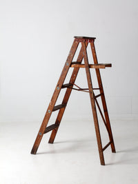 vintage painter's wooden ladder