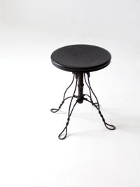 antique Victorian swivel seat stool