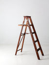 vintage painter's wooden ladder