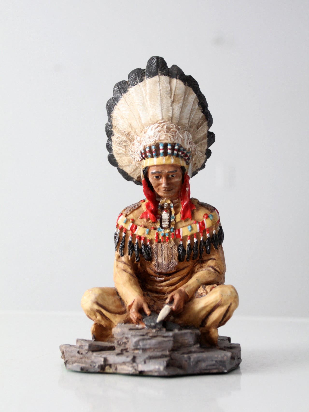vintage Old West Visions Native American figurine