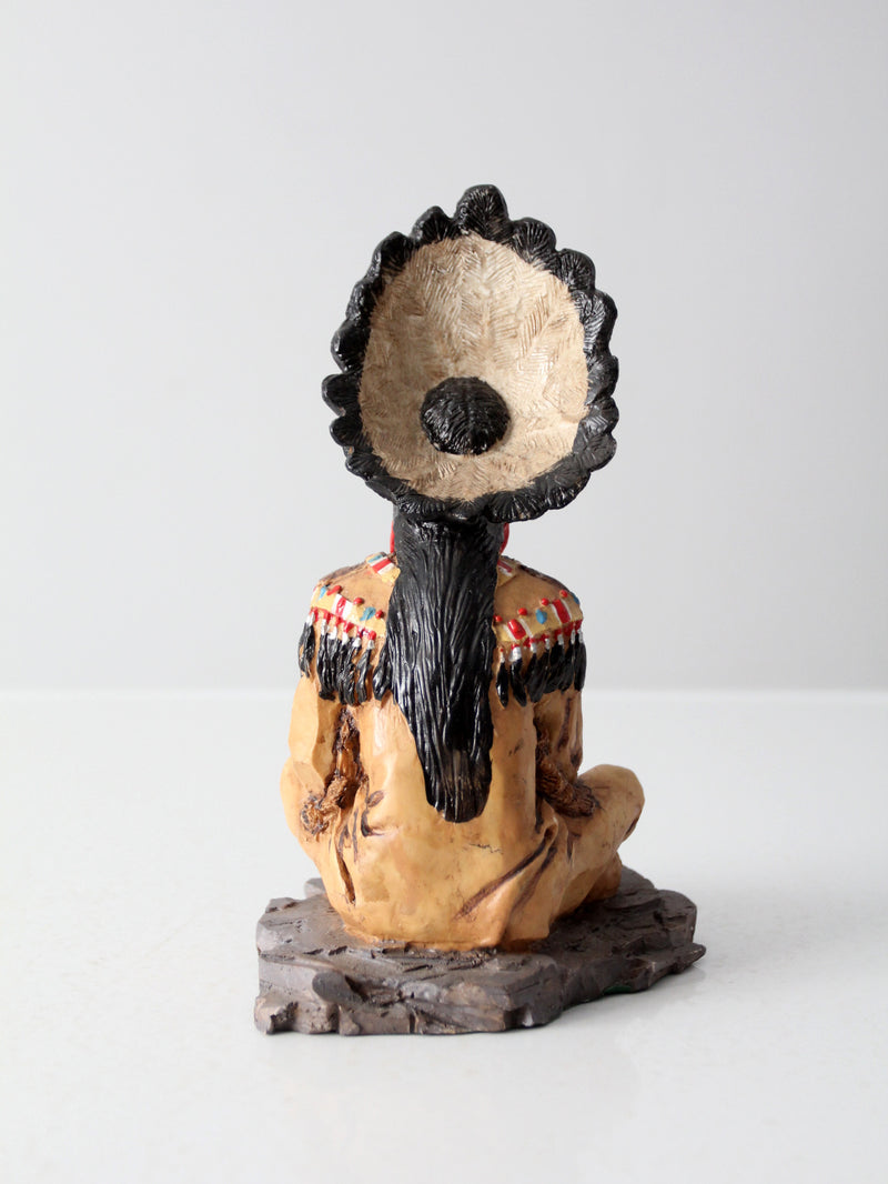 vintage Old West Visions Native American figurine – 86 Vintage