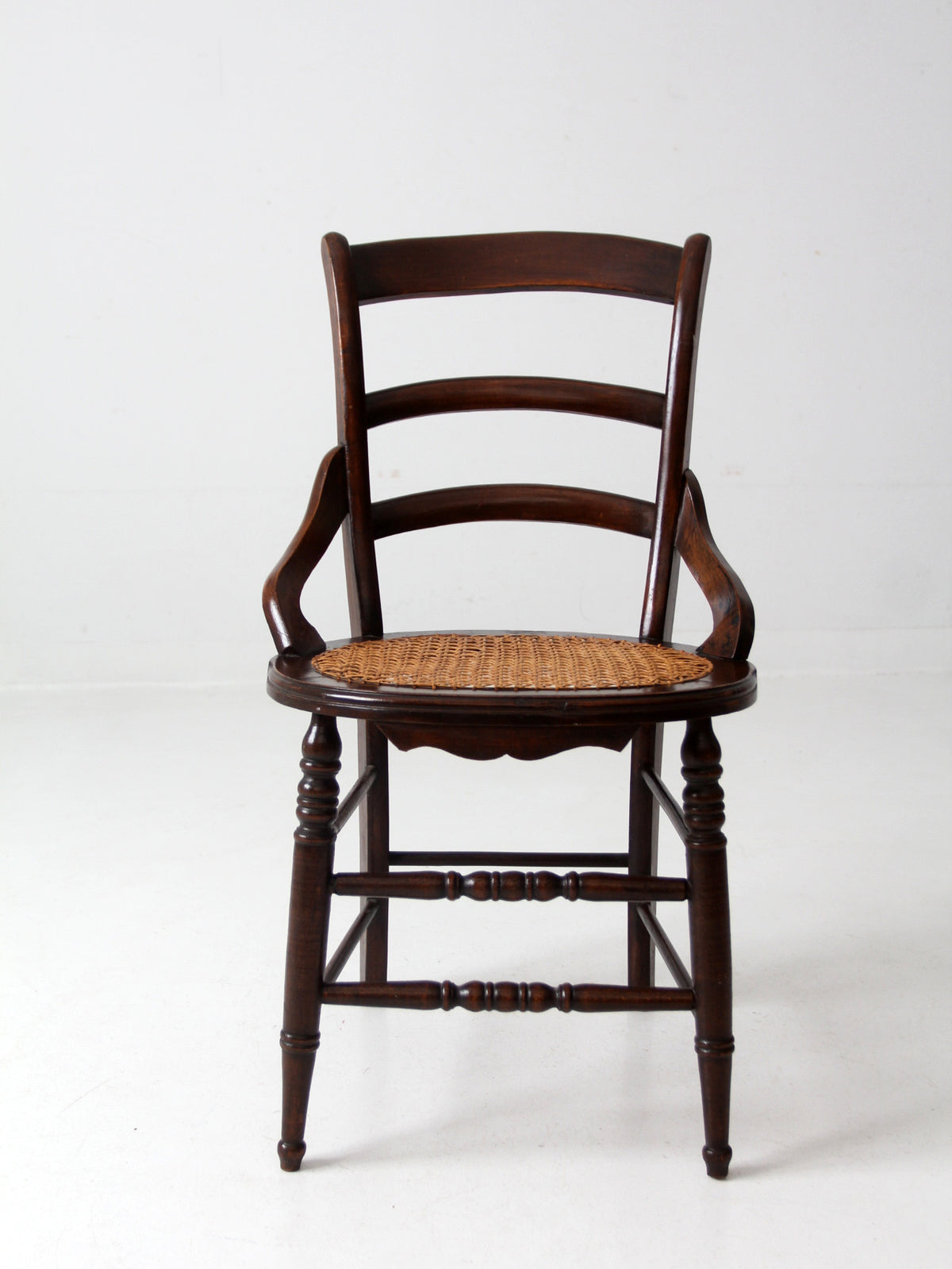 antique Victorian Cane Seat Chair