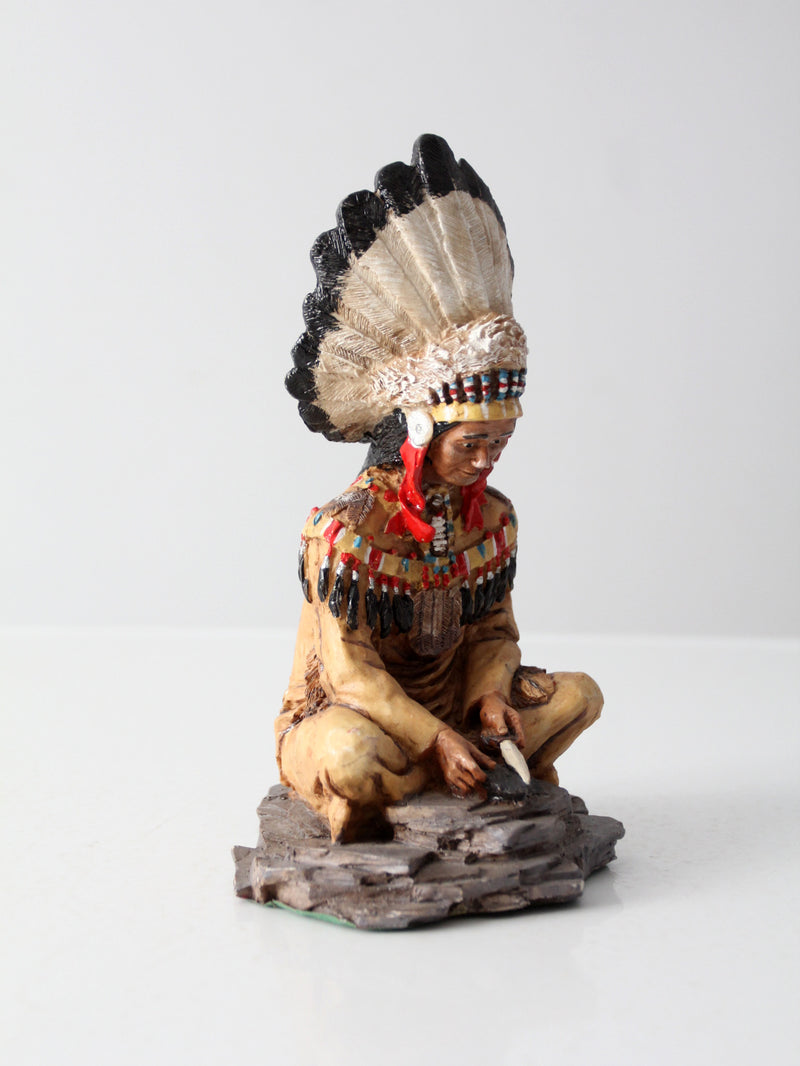 vintage Old West Visions Native American figurine