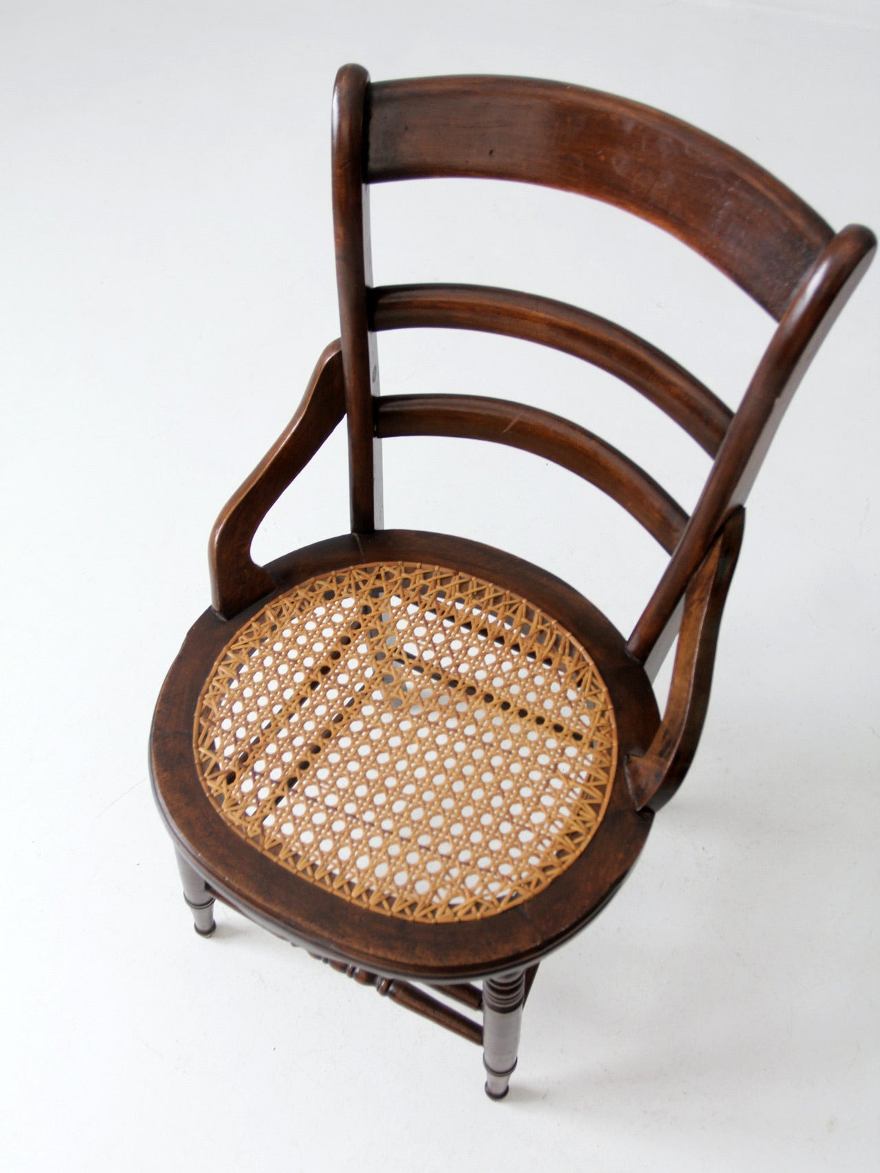 antique Victorian Cane Seat Chair