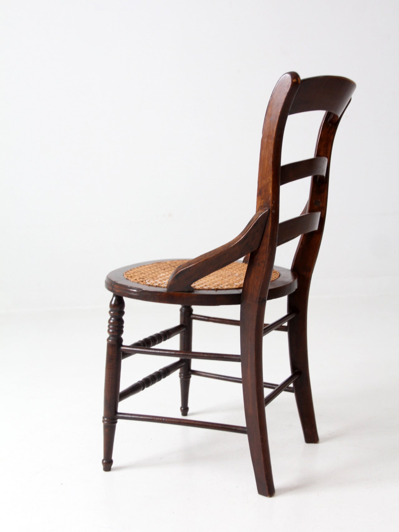 antique Victorian Cane Seat Chair