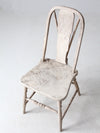 antique painted brace-back Windsor side chair