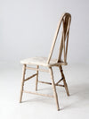 antique painted brace-back Windsor side chair