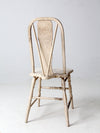antique painted brace-back Windsor side chair