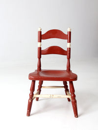 vintage kid's ladder back chair