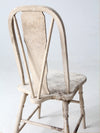 antique painted brace-back Windsor side chair