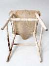 antique painted brace-back Windsor side chair