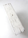 antique white farmhouse bench