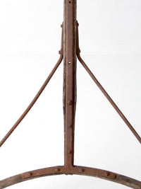 antique horse drawn wagon shaft thill