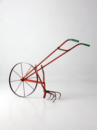 antique 1930s wheel hoe garden cultivator