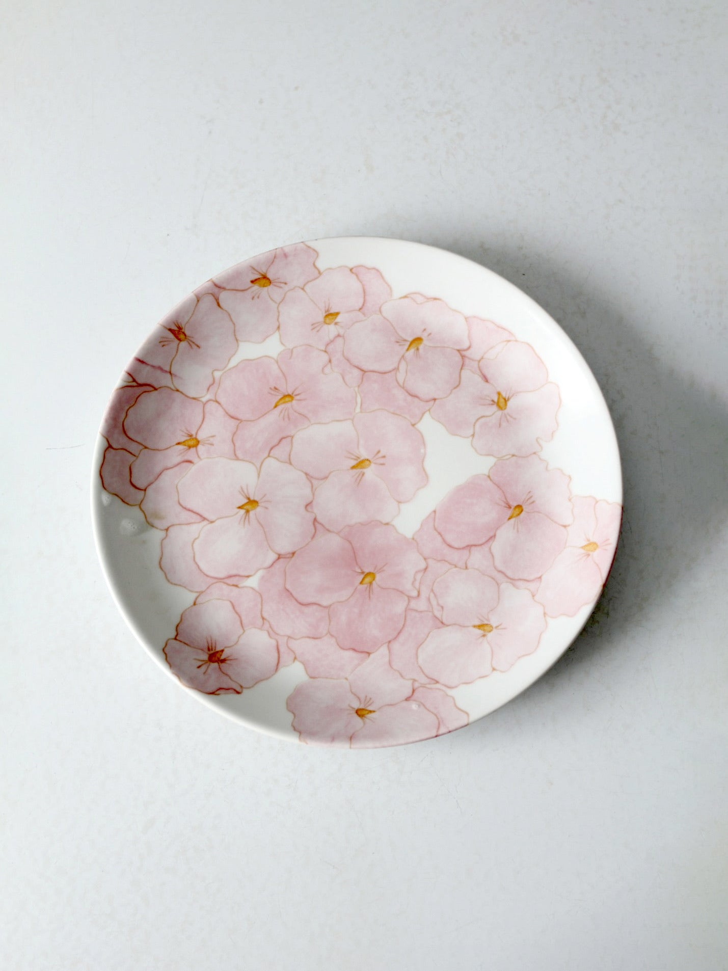 イタリア　Ernestine プレート　６枚　未使用 mid-century Italian Ernestine Salerno floral plate – 86 Vintage