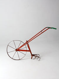 antique 1930s wheel hoe garden cultivator