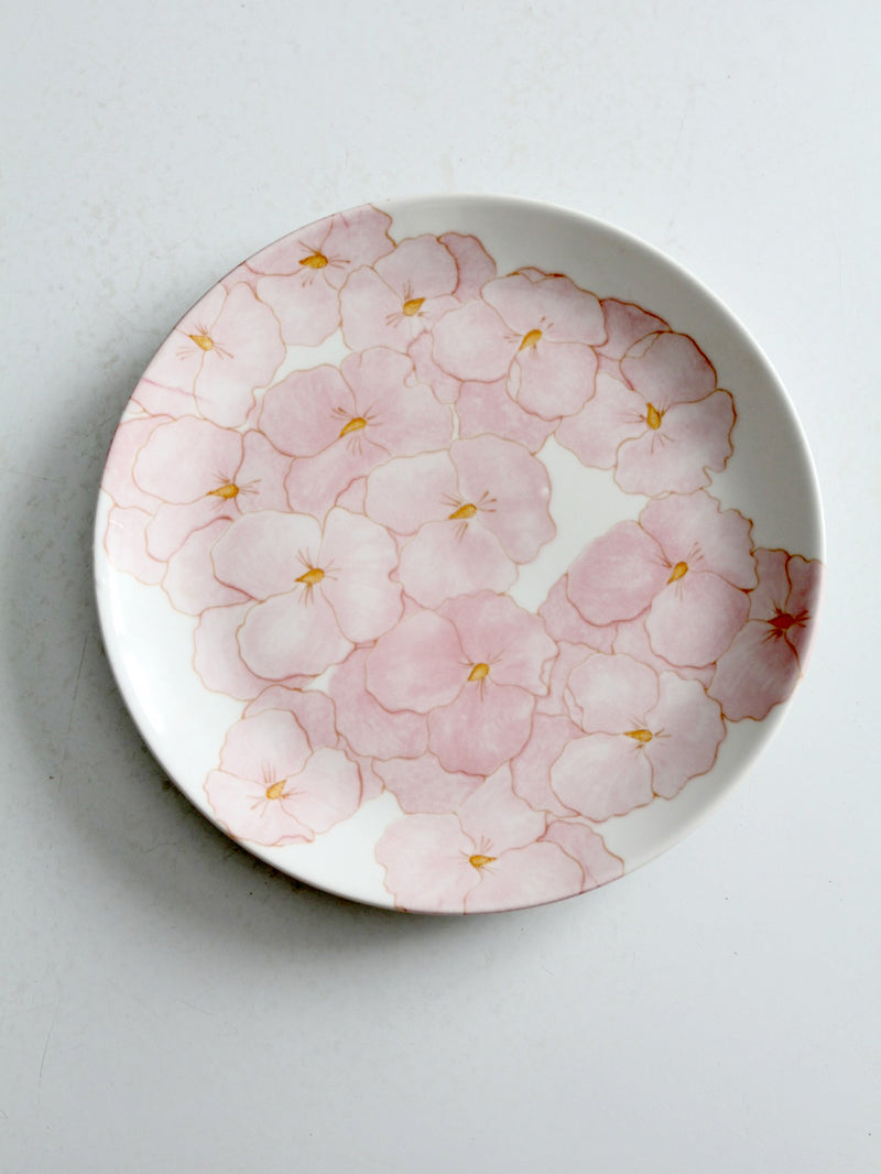 mid-century Italian Ernestine Salerno floral plate