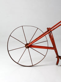 antique 1930s wheel hoe garden cultivator