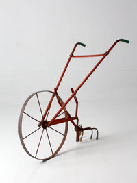 antique 1930s wheel hoe garden cultivator