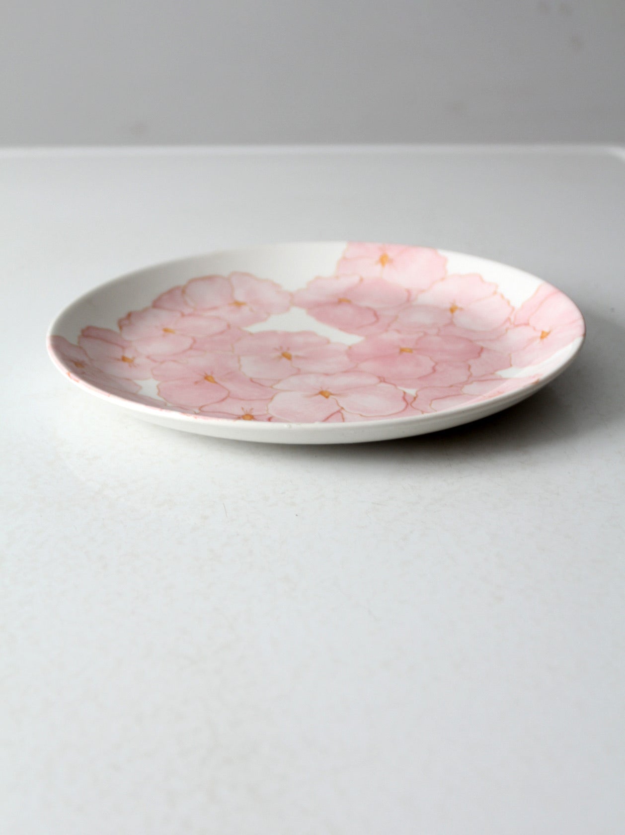 mid-century Italian Ernestine Salerno floral plate – 86 Vintage