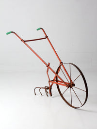 antique 1930s wheel hoe garden cultivator