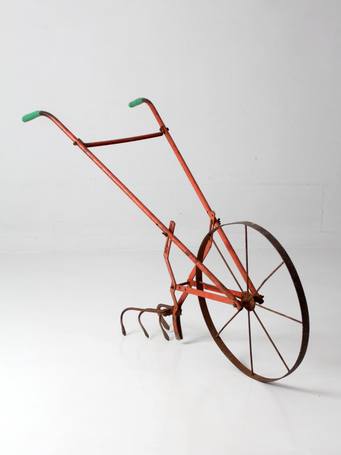 antique 1930s wheel hoe garden cultivator