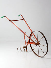 antique 1930s wheel hoe garden cultivator