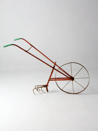 antique 1930s wheel hoe garden cultivator