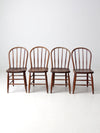 antique spindle back farmhouse chairs set of 4