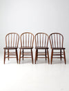 antique spindle back farmhouse chairs set of 4