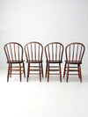 antique spindle back farmhouse chairs set of 4