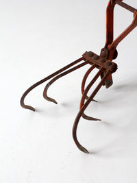 antique 1930s wheel hoe garden cultivator