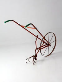 antique 1930s wheel hoe garden cultivator