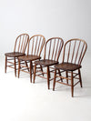 antique spindle back farmhouse chairs set of 4