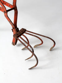 antique 1930s wheel hoe garden cultivator