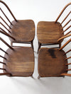 antique spindle back farmhouse chairs set of 4