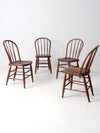 antique spindle back farmhouse chairs set of 4