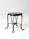 antique Victorian twist leg stool