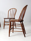 antique spindle back farmhouse chairs set of 4