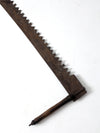 antique cross cut saw