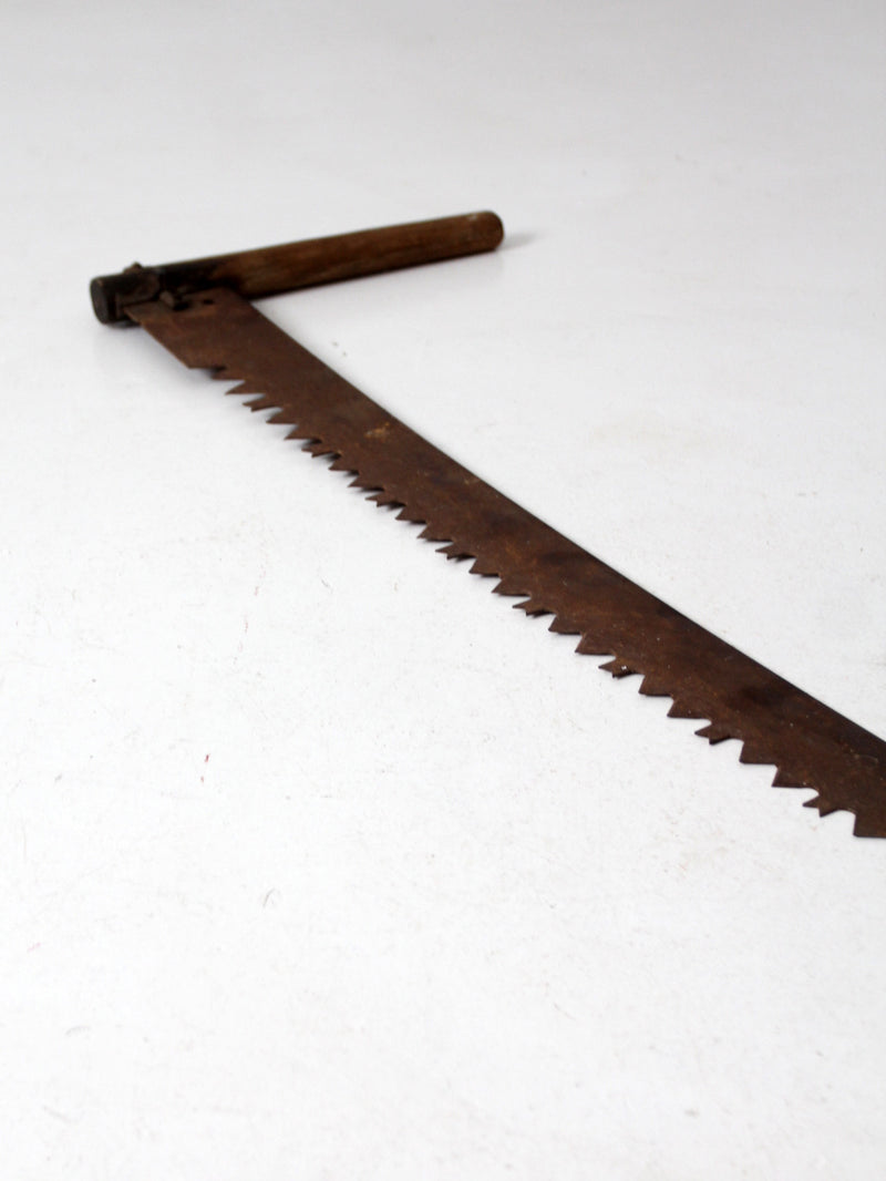 antique cross cut saw