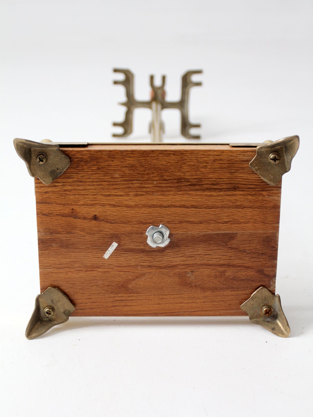 vintage Hollywood Regency brass fireplace tools set