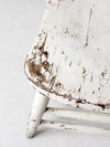 antique white spindle back chair
