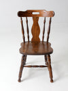 vintage pub style dining chair