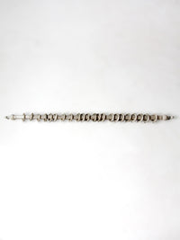 antique painted wood curtain rod with rings