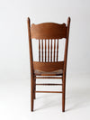 antique press back dining chair