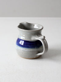 vintage Wortman studio pottery pitcher