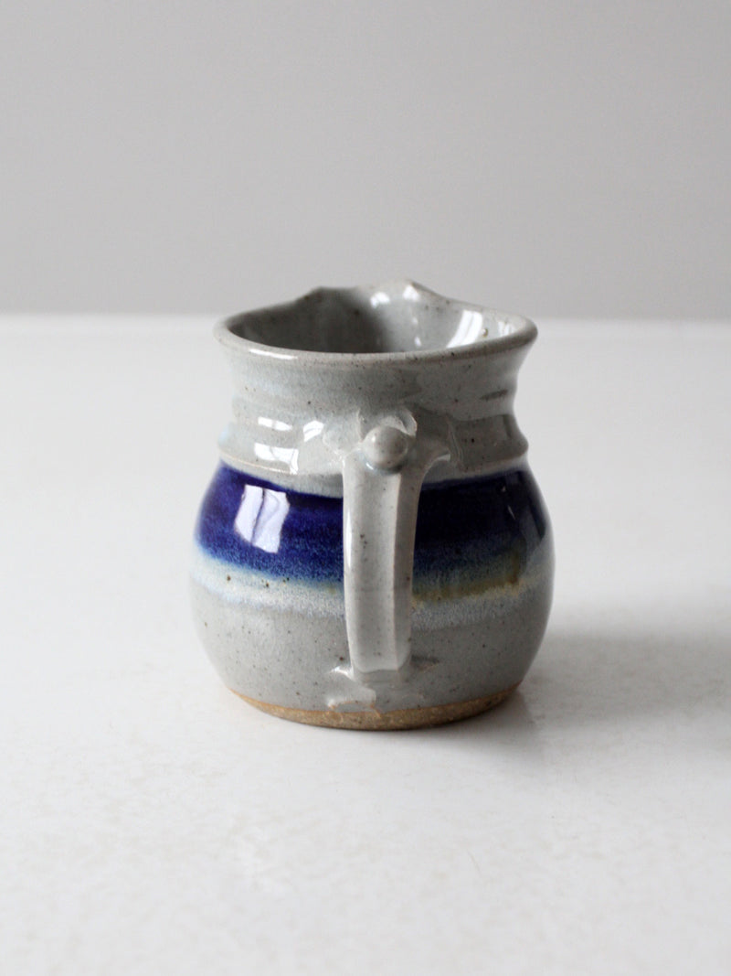 vintage Wortman studio pottery pitcher