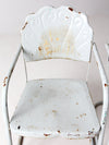 mid century art deco metal lounge chairs pair
